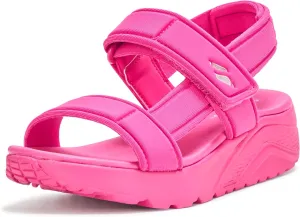 SKECHERS Girl's Uno Lite Sandal-Sunny Stand Sneaker