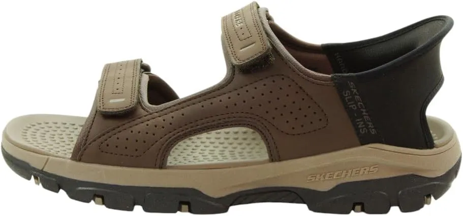 Skechers Men's Tresmen-Reece Two Strap Open Toe Slip-ins Sandal