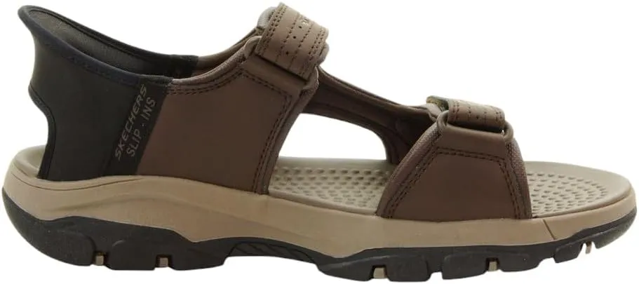 Skechers Men's Tresmen-Reece Two Strap Open Toe Slip-ins Sandal