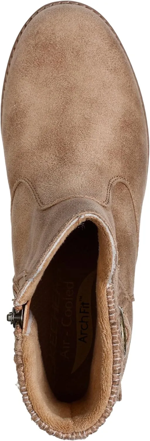 Skechers Women's Arch Fit Marlie-Weekend Chat Ankle Boot