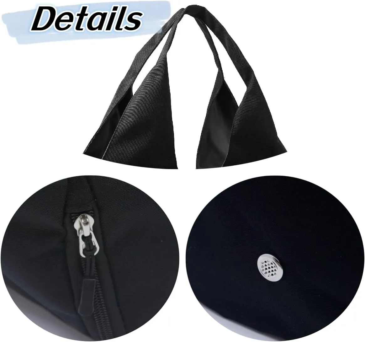 Small Gym Bag for Women with Shoe Compartment & Wet Pocket Sports Travel Duffel Bag,Yoga Gym Totes With Mat Holder,Waterproof Carry On Weekender Overnight Bag (Black)