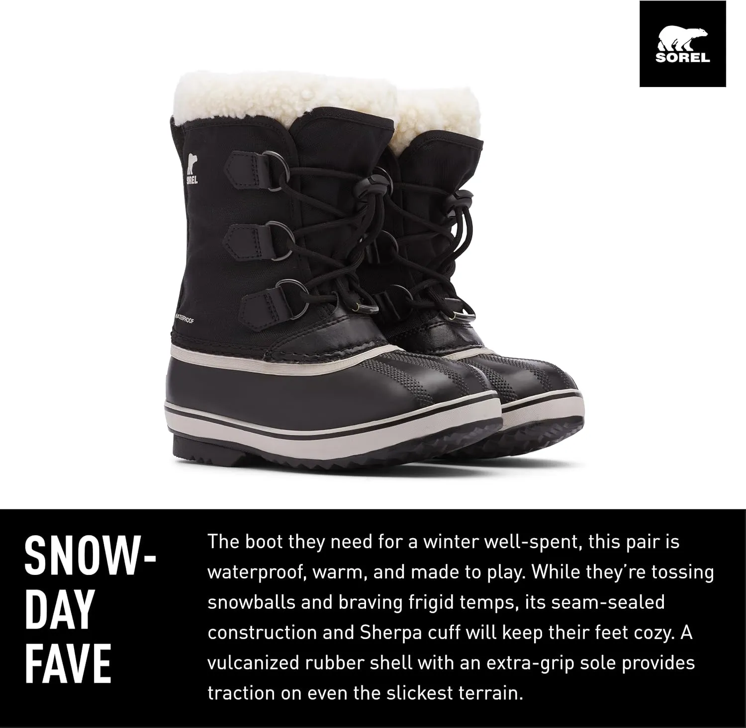 Sorel Children's Yoot Pac Nylon Waterproof Boot