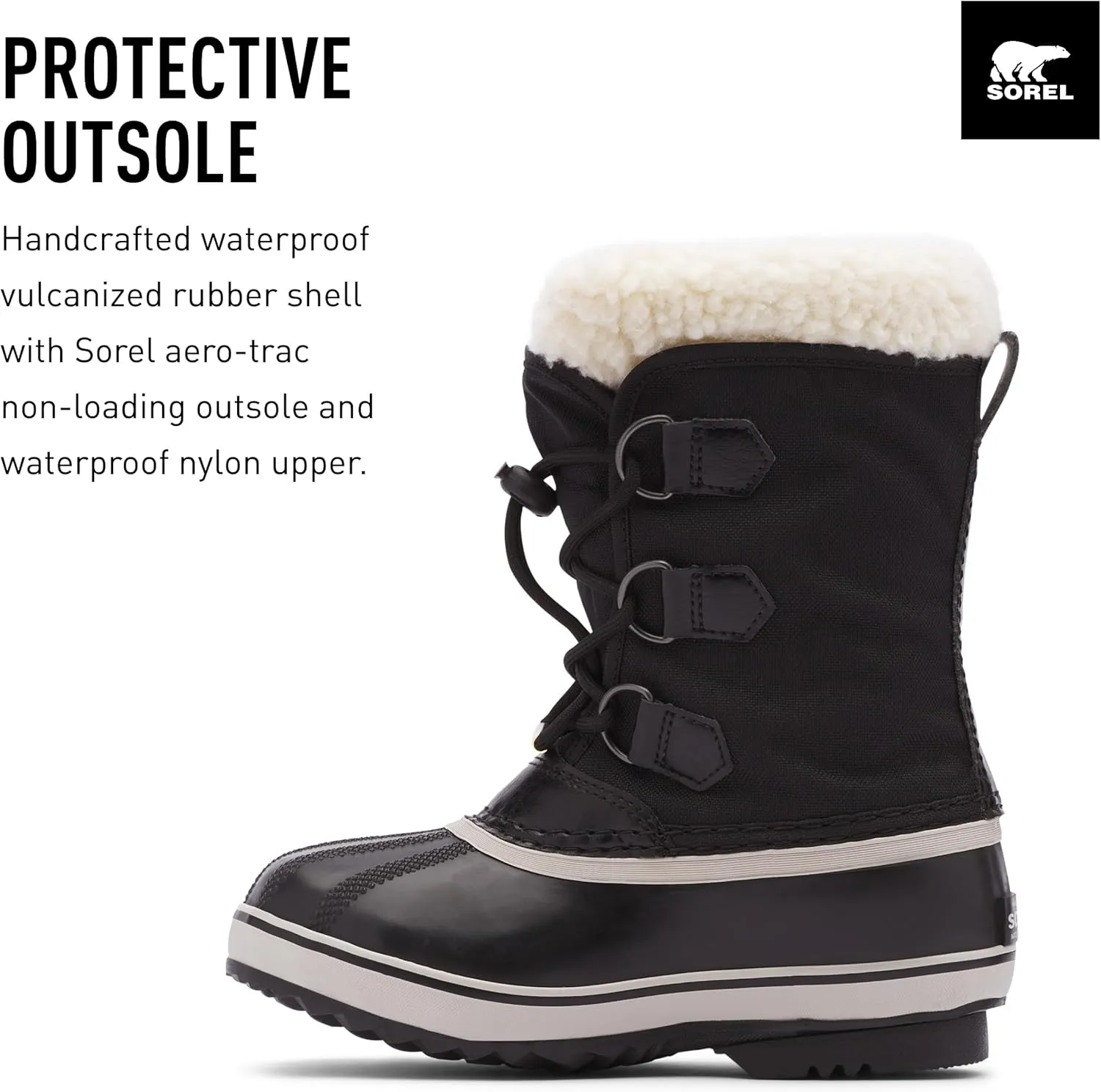 Sorel Children's Yoot Pac Nylon Waterproof Boot