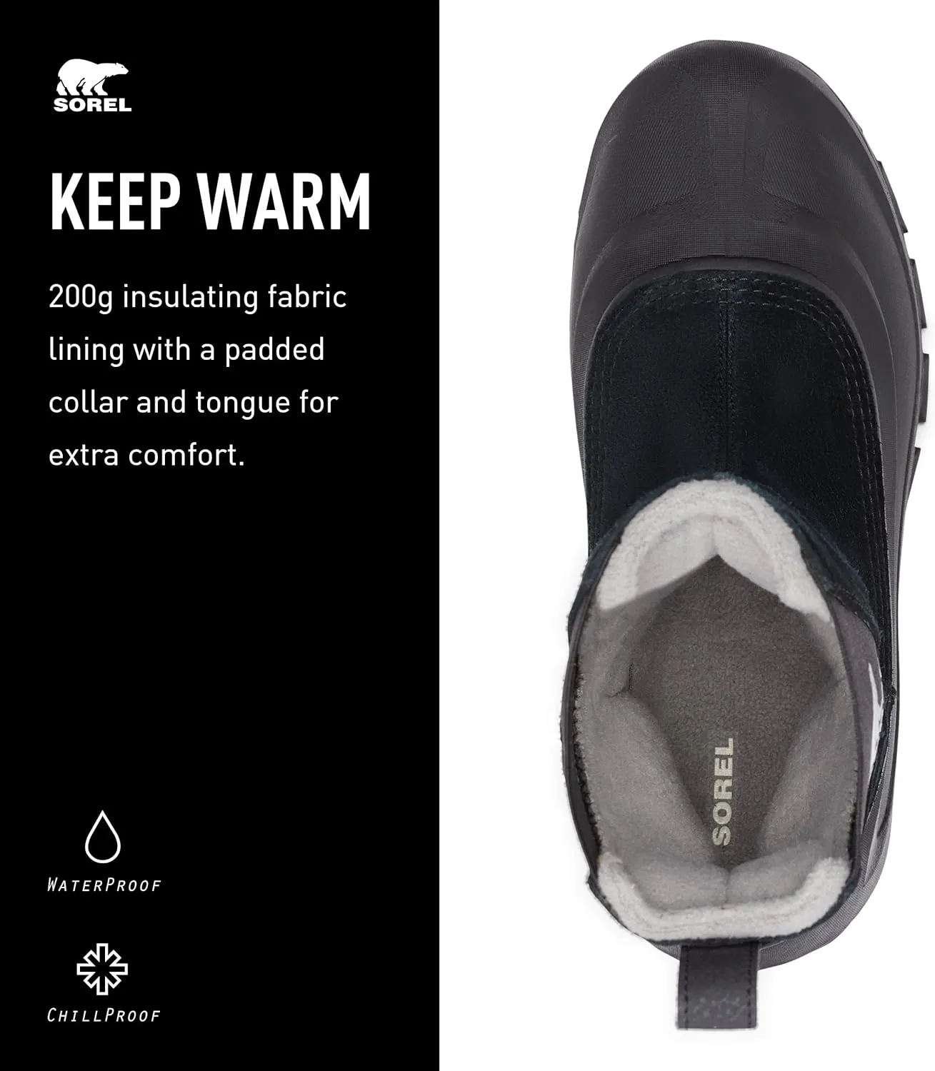 SOREL Men's Buxton Pull On Waterproof Boot