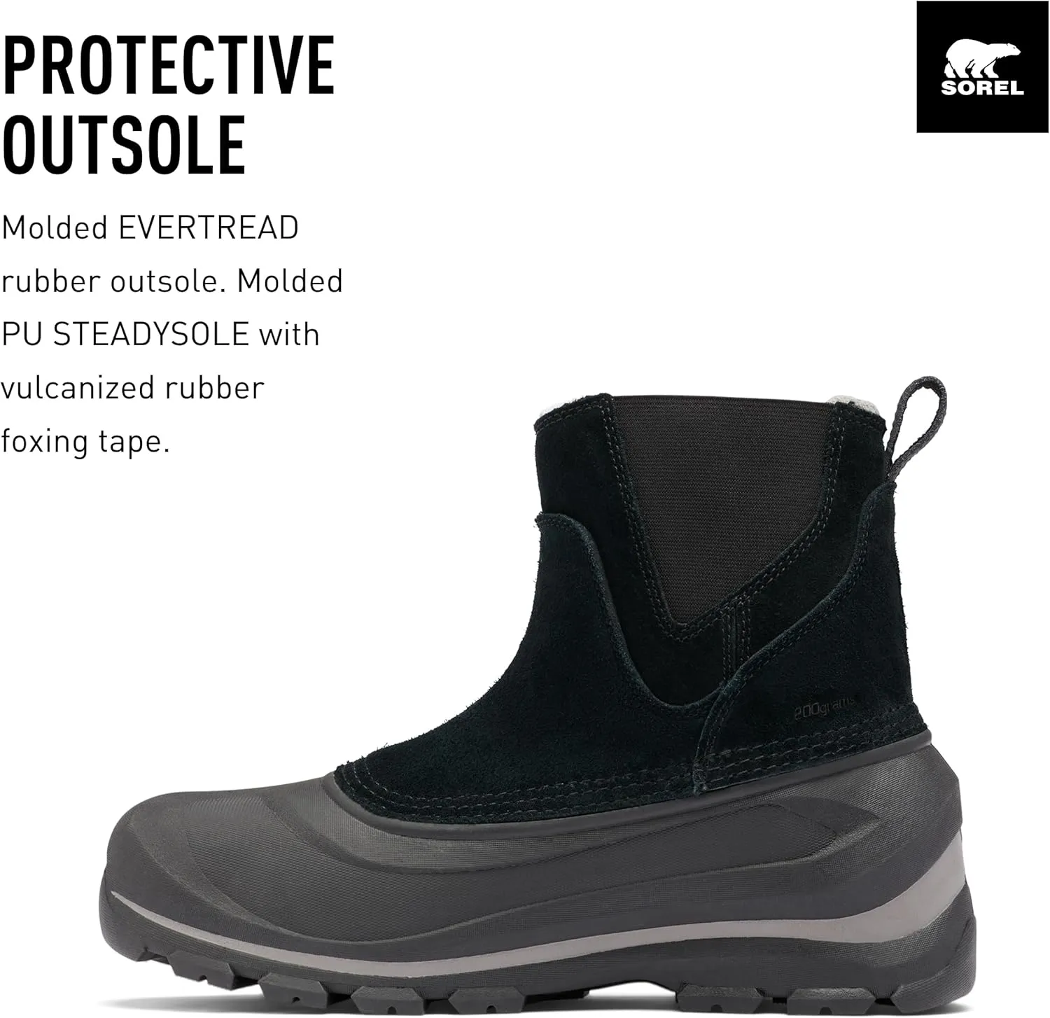 SOREL Men's Buxton Pull On Waterproof Boot