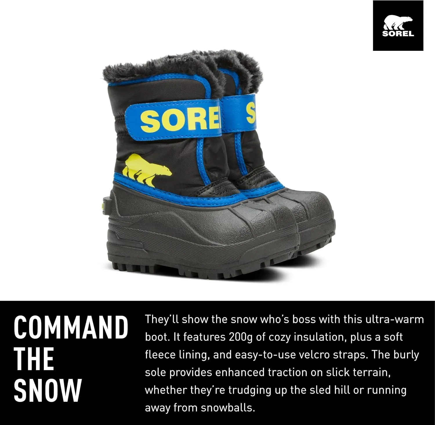 SOREL Toddler's Snow Commander Boot