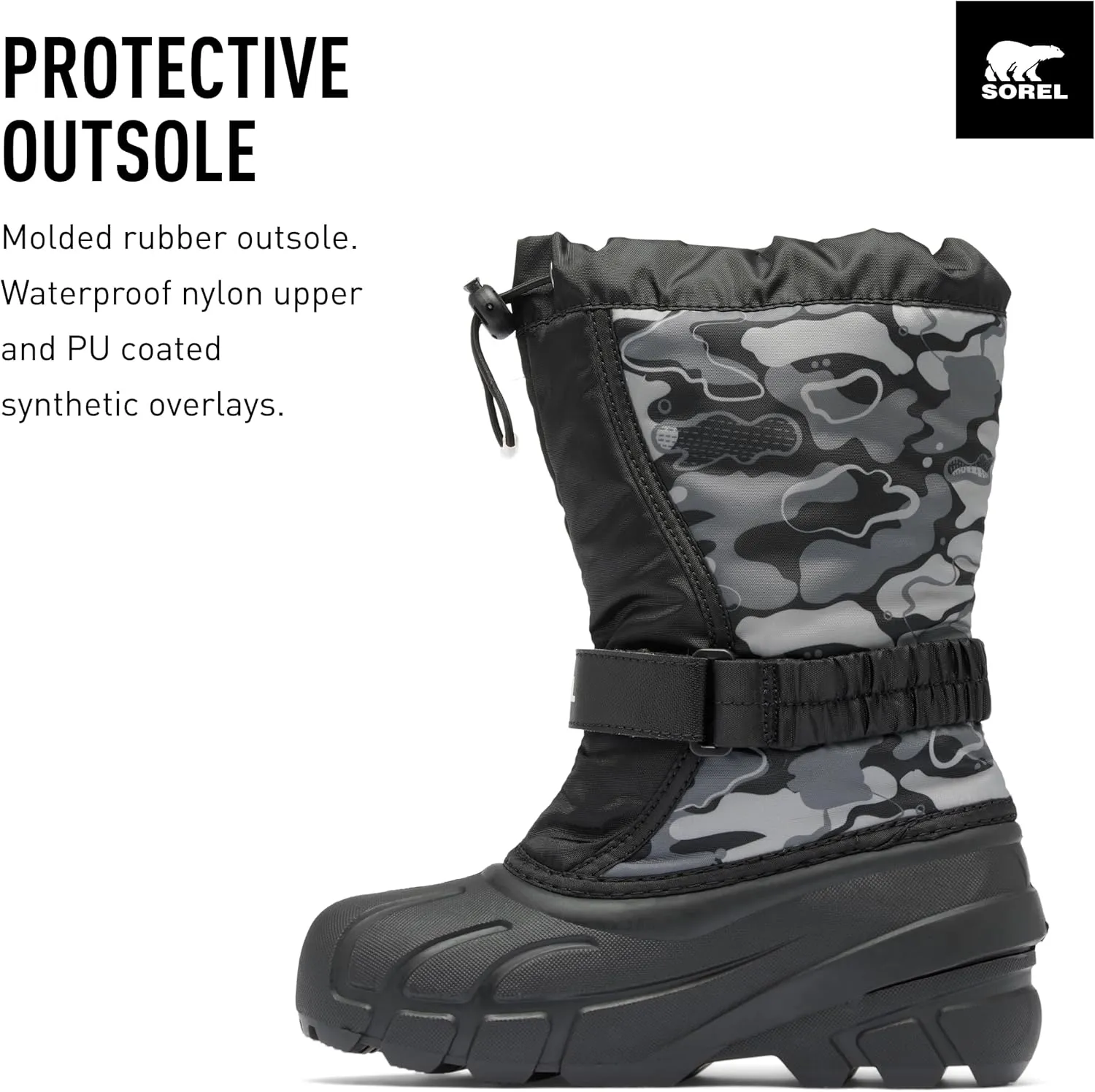 Sorel Unisex-Child Flurry Boot Print