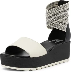 Sorel Women's Cameron Flatform Ankle Strap Sandal - Black