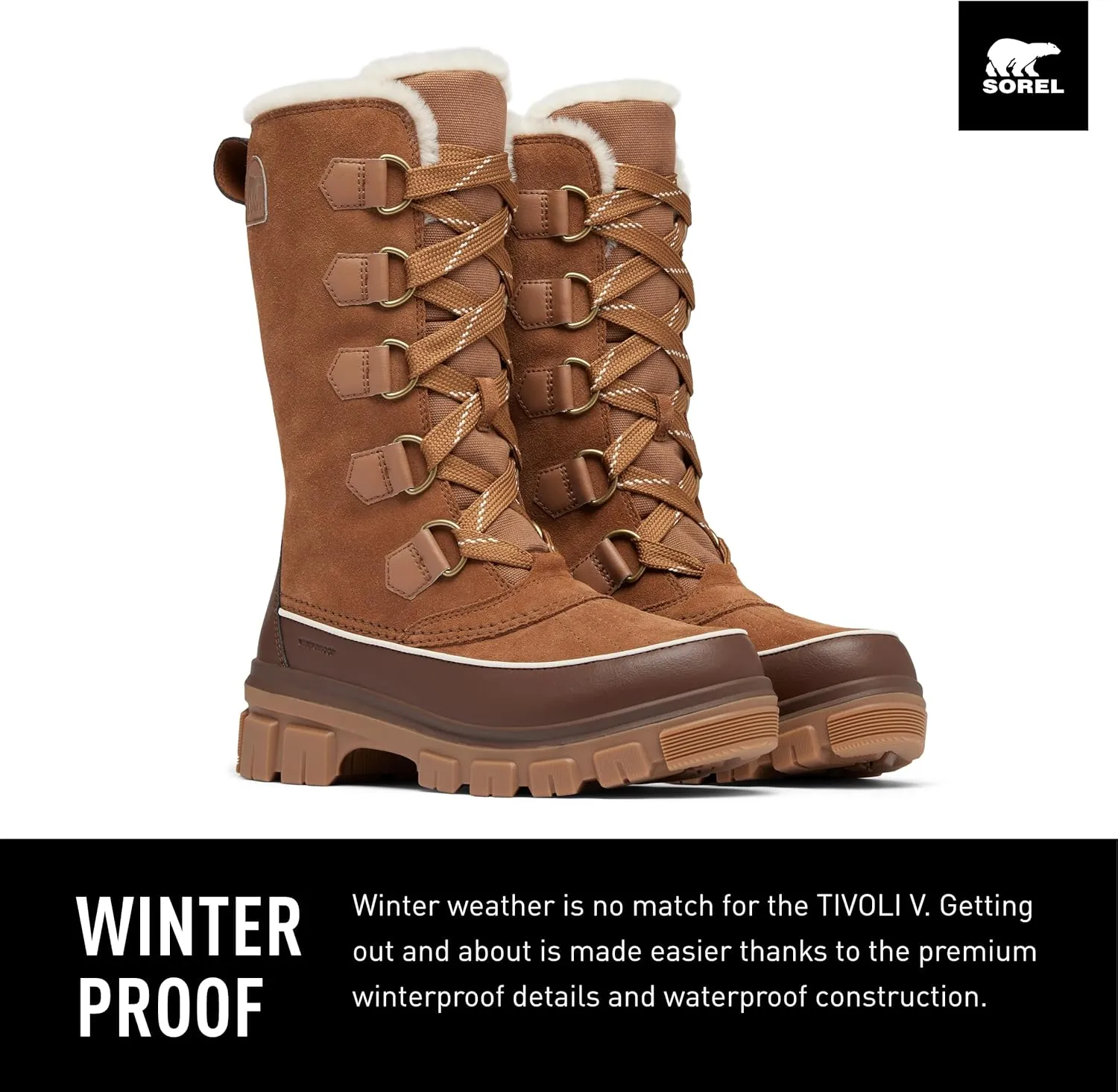 SOREL Women's Tivoli V Tall Waterproof Boot