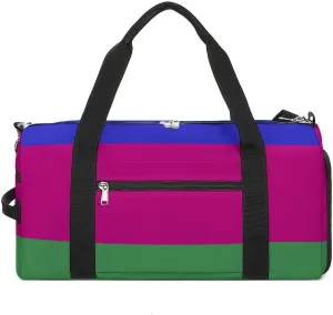 Sports Duffel Bag with Kuban Republic Flag for Men Women Shoe Compartment Weekender
