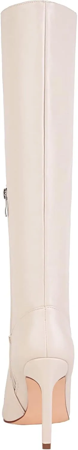 sun gurg Women's Knee High Boots Stiletto High Heels Sexy Zipper Knee Boots