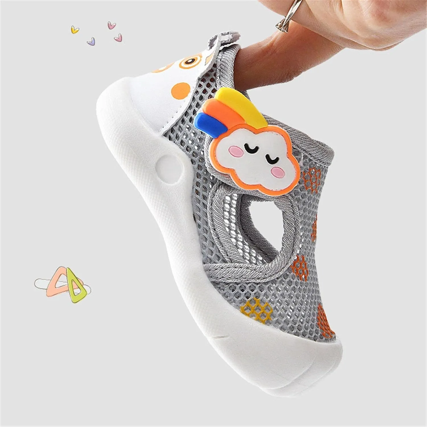 Toddler Pool Slide Sandals Foam Mesh Baby Infant Boys Girls Closed Toe Slip On Shoes Summer Casual Beach Slides Shoes