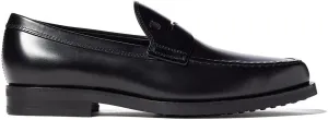 Tod's Men's Semi-Glossy Penny Loafer Black Leather UK 6.5 (US Men's 7.5) M