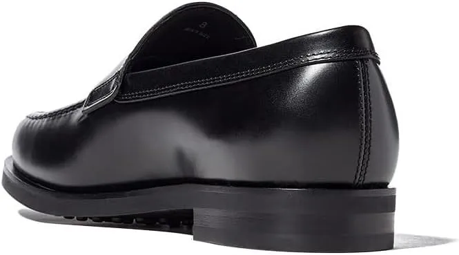 Tod's Men's Semi-Glossy Penny Loafer Black Leather UK 6.5 (US Men's 7.5) M