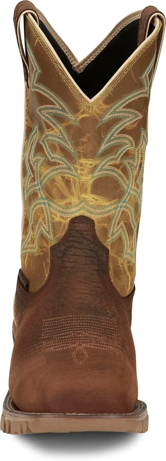 Tony Lama Men's Roustabout 11" Steel Toe Work Boot