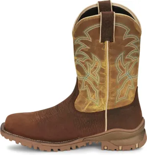 Tony Lama Men's Roustabout 11" Steel Toe Work Boot