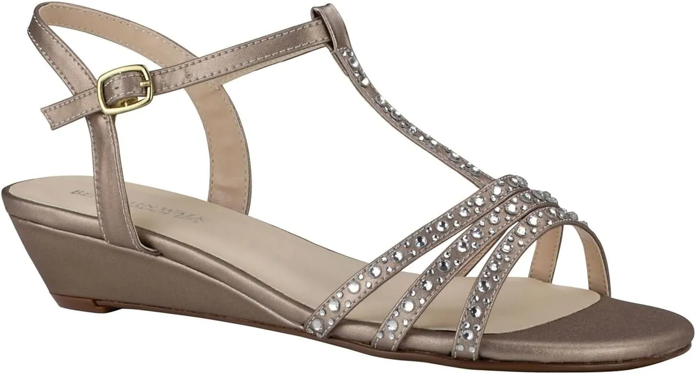 Touch Ups Women's T-Strap Wedge Sandal