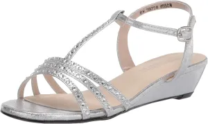 Touch Ups Women's T-Strap Wedge Sandal