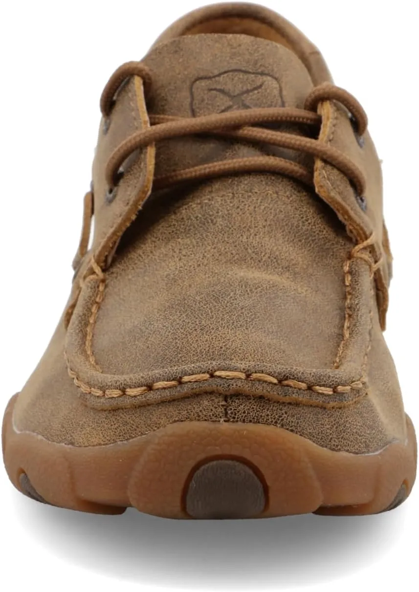 Twisted X Women's Boat Shoe Driving Moc, Moc Toe