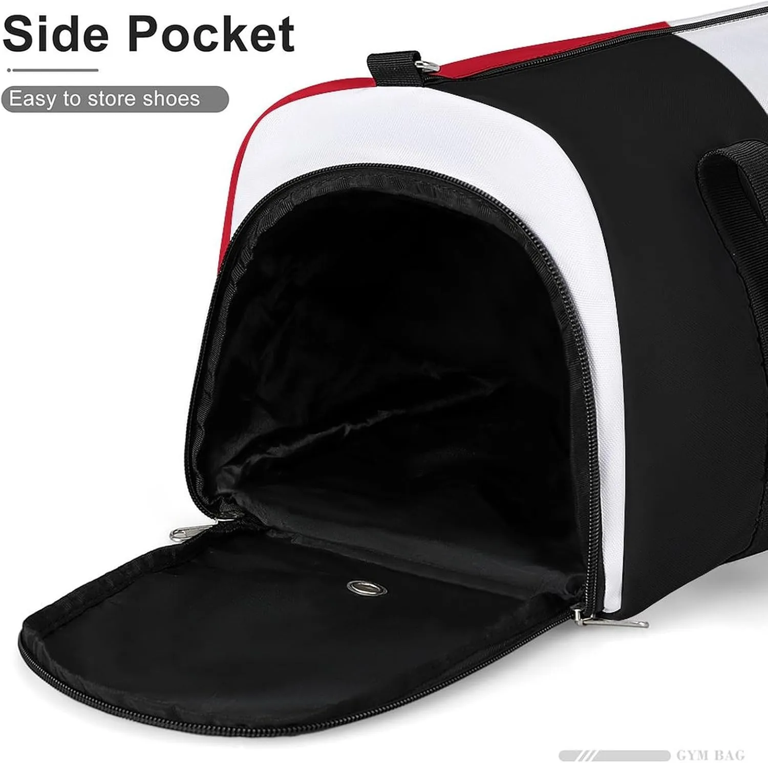 Udmurtia Flag Travel Bag for Boys Girls with Shoe Compartment and Wet Pocket