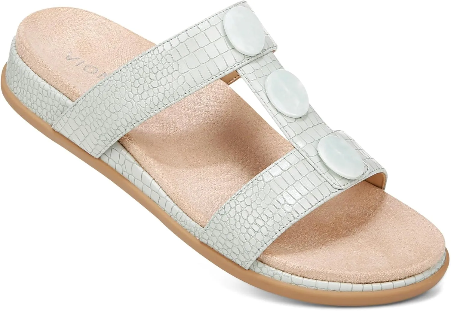 Vionic Serra Women's T-Strap Slip-on Supportive Sandal