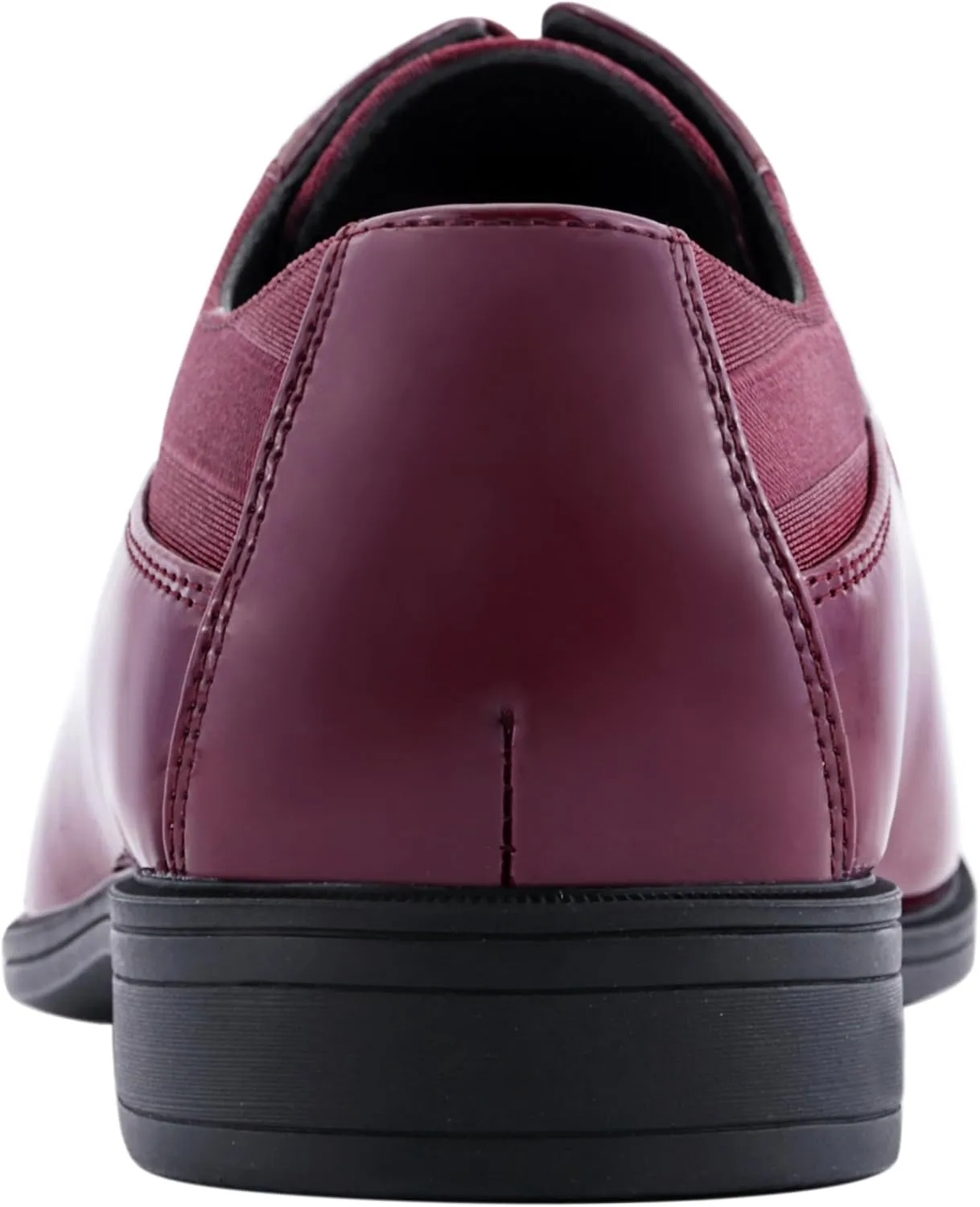 Viotti 179, Casual Dress Oxford Shoes for Men, Satin Striped Lace-Ups, Men's Business Casual Leather & Satin Shoe, for All Formal Occasions
