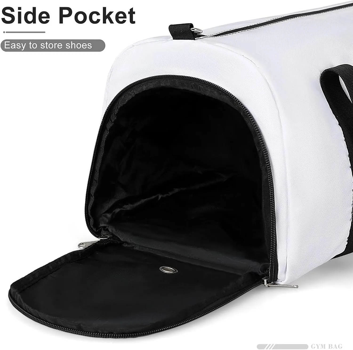 Waterproof Travel Duffel Bag Japan Flag for Men Women Shoe Compartment