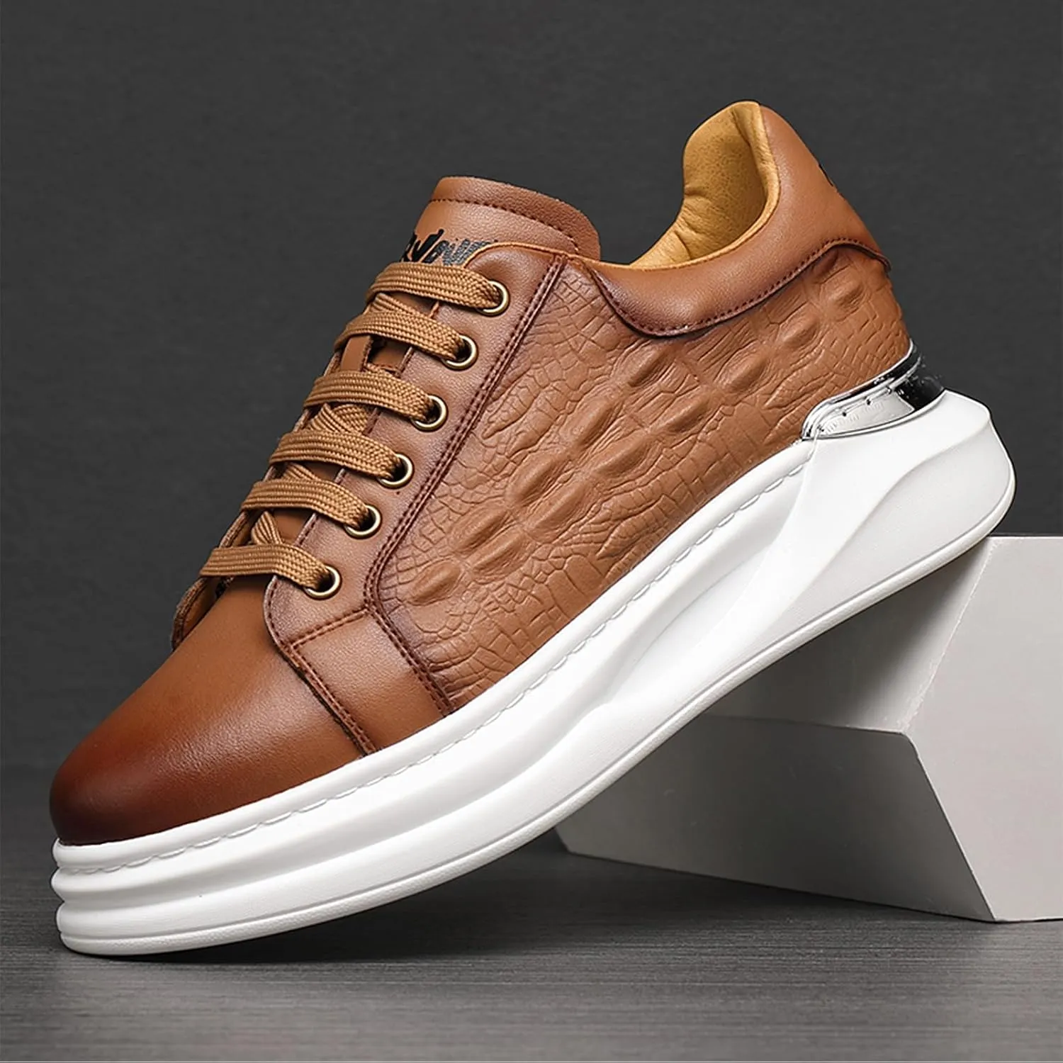 Welford Men's Sneakers, Casual Walking Shoes, Fashion Sneakers, Business Oxford Slip On