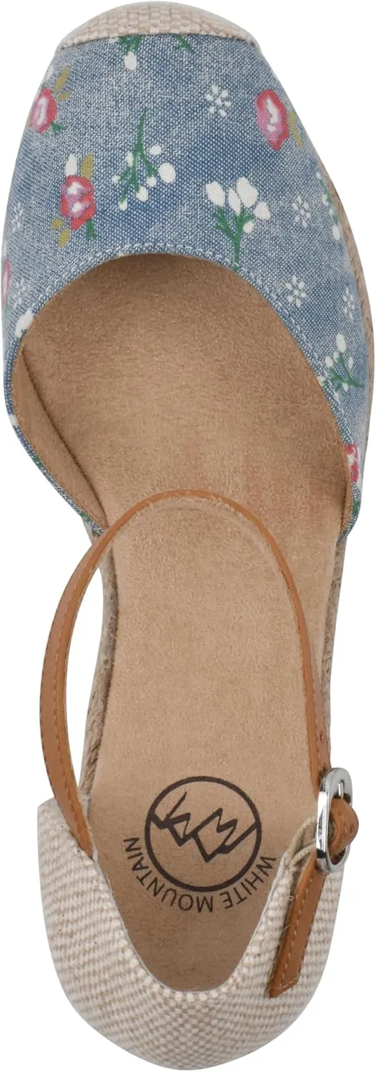 WHITE MOUNTAIN Women's Mamba Espadrille Wedge Sandal