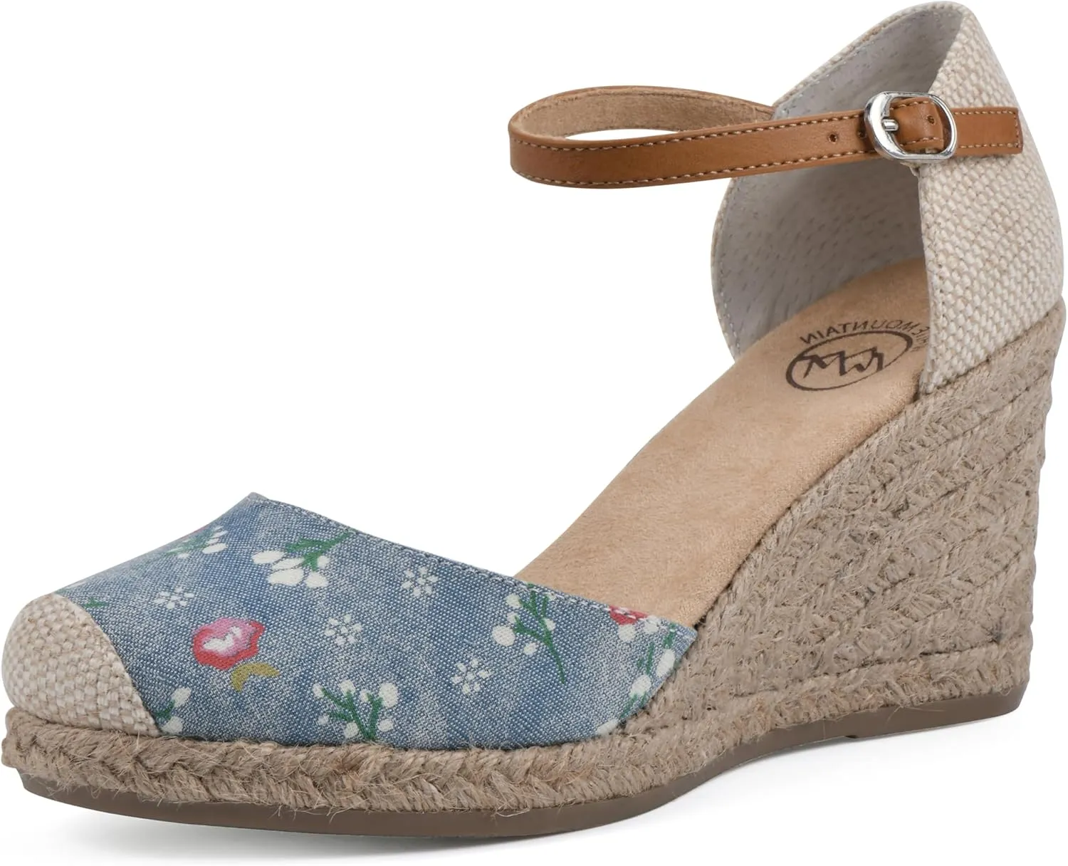 WHITE MOUNTAIN Women's Mamba Espadrille Wedge Sandal