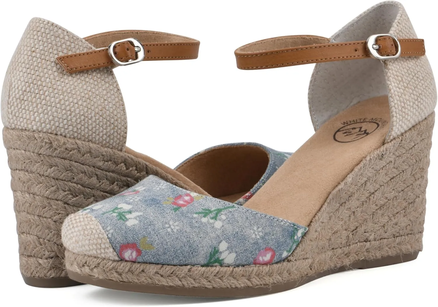WHITE MOUNTAIN Women's Mamba Espadrille Wedge Sandal