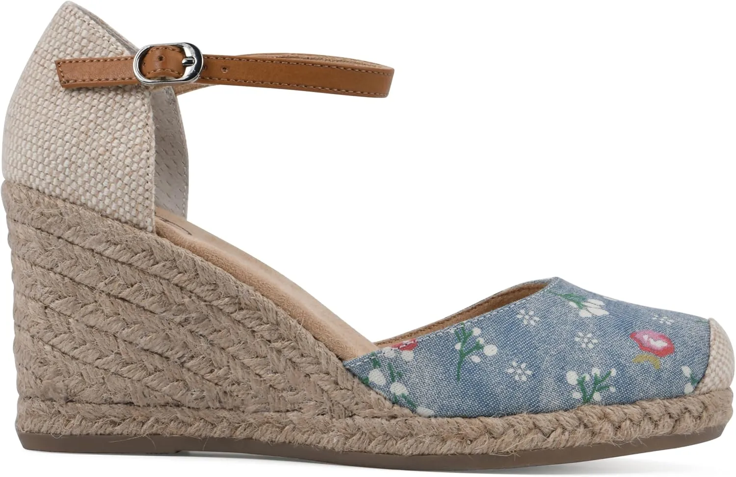 WHITE MOUNTAIN Women's Mamba Espadrille Wedge Sandal