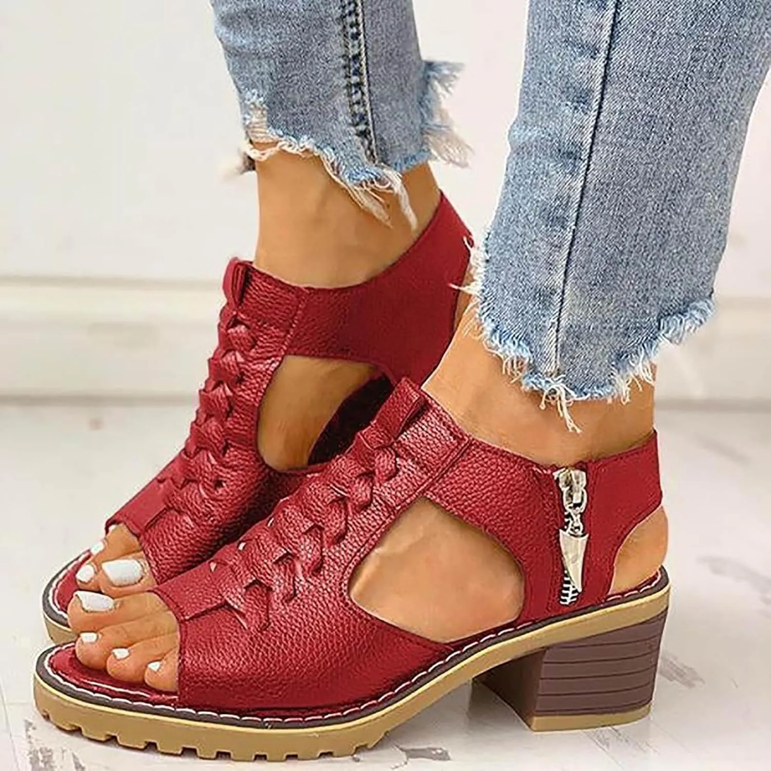 Women Toe Sandals Crystal Jelly Beach Flip Flops Female Students Korean Womens Sandals Size 8 Wide Width Wedge Heel