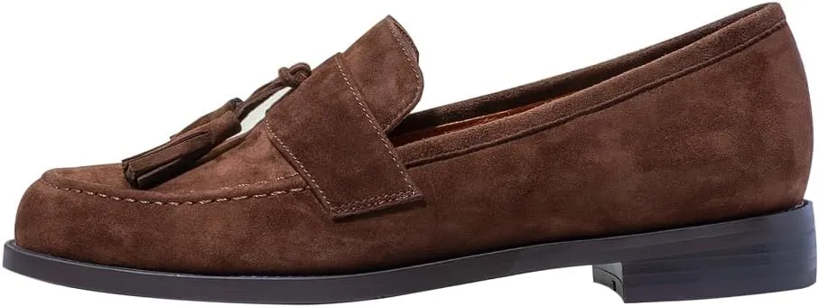 Women's Casual Flat Suede Tassel Loafer