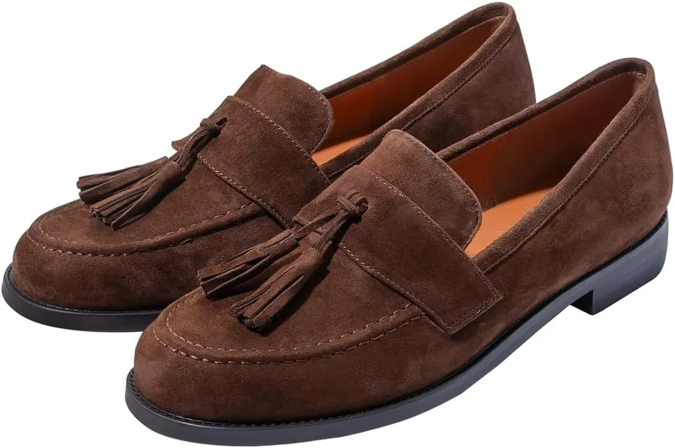 Women's Casual Flat Suede Tassel Loafer