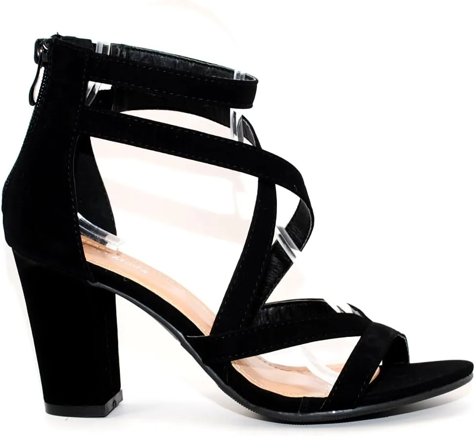 Women's Chunky Heel Ankle Strap Sandals