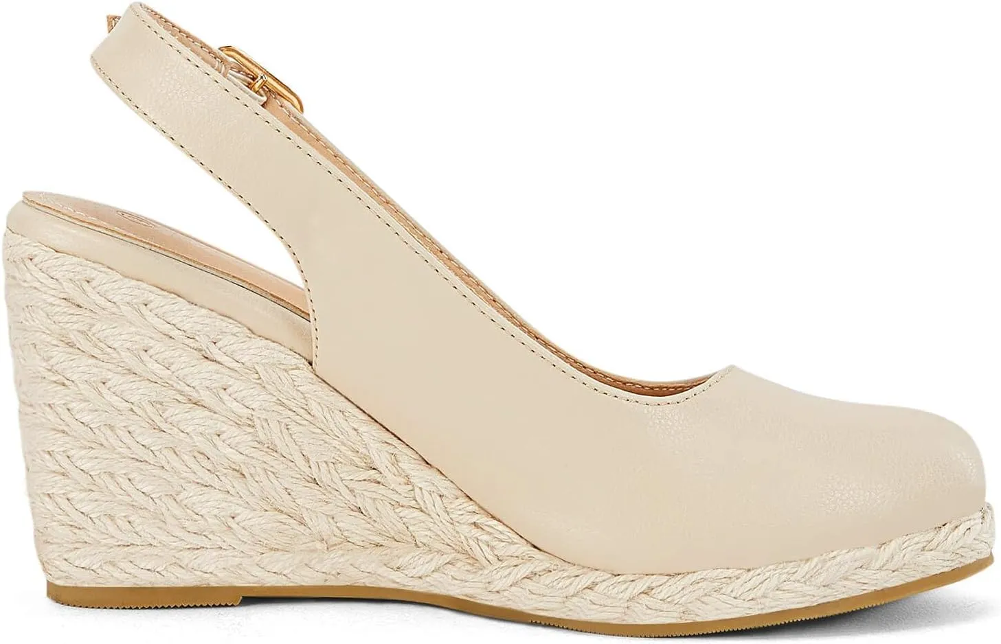 Womens Espadrilles Wedge Sandals Closed Toe Slingback Wedges Pumps Platform Heeled Sandal