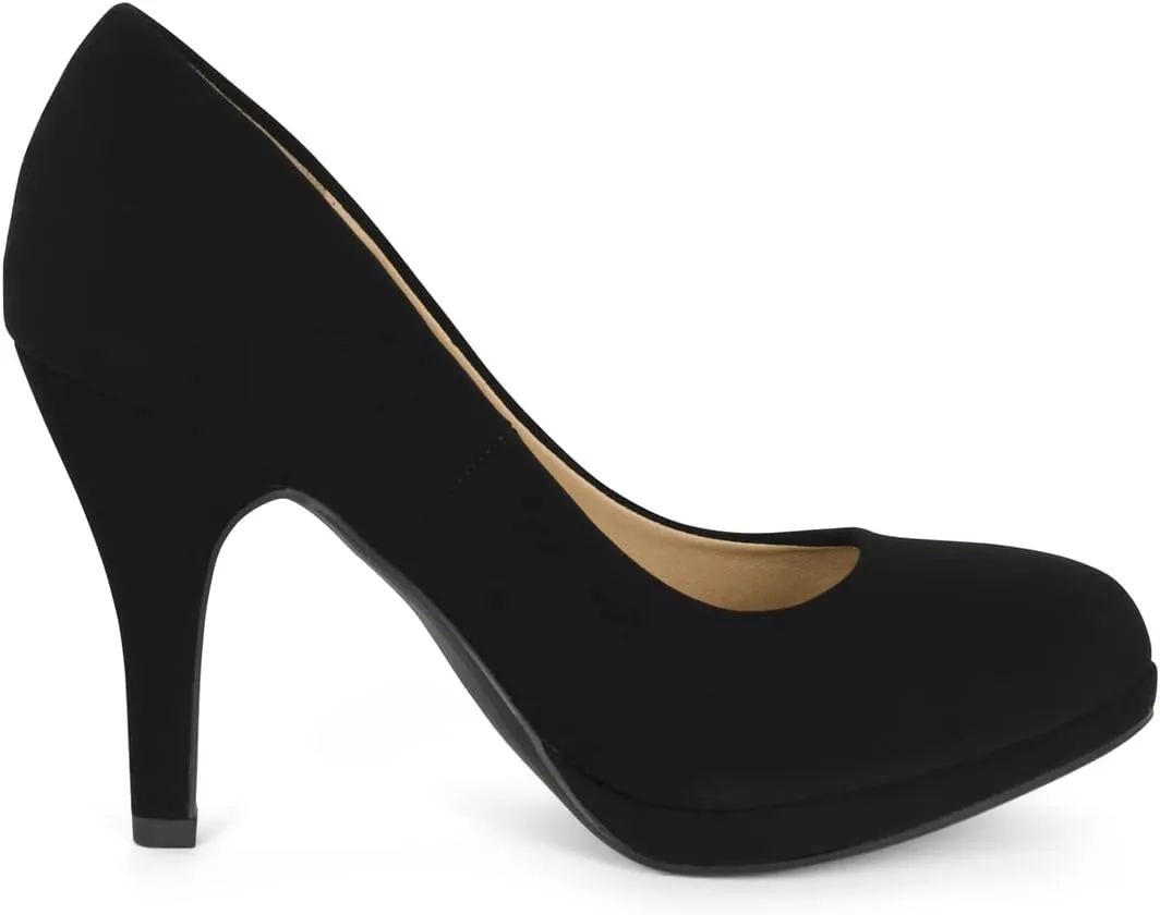 Women's Fermin Dress Pump with Stiletto Platform Round Toe Heel