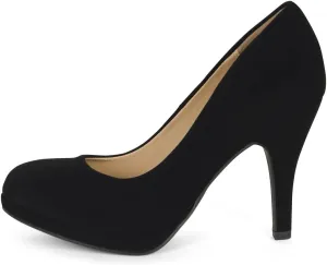 Women's Fermin Dress Pump with Stiletto Platform Round Toe Heel