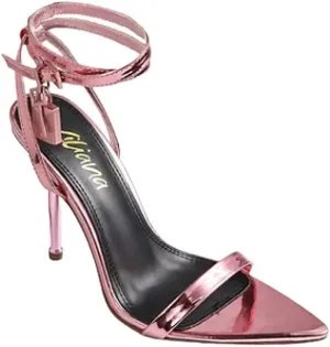 Womens Pointy Toe Stiletto High Heel Sandals