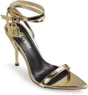 Womens Pointy Toe Stiletto High Heel Sandals
