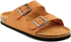 Womens Slippers Slip On Flip Flops T-Strap Cork Sole Casual Flat Slides Sandals
