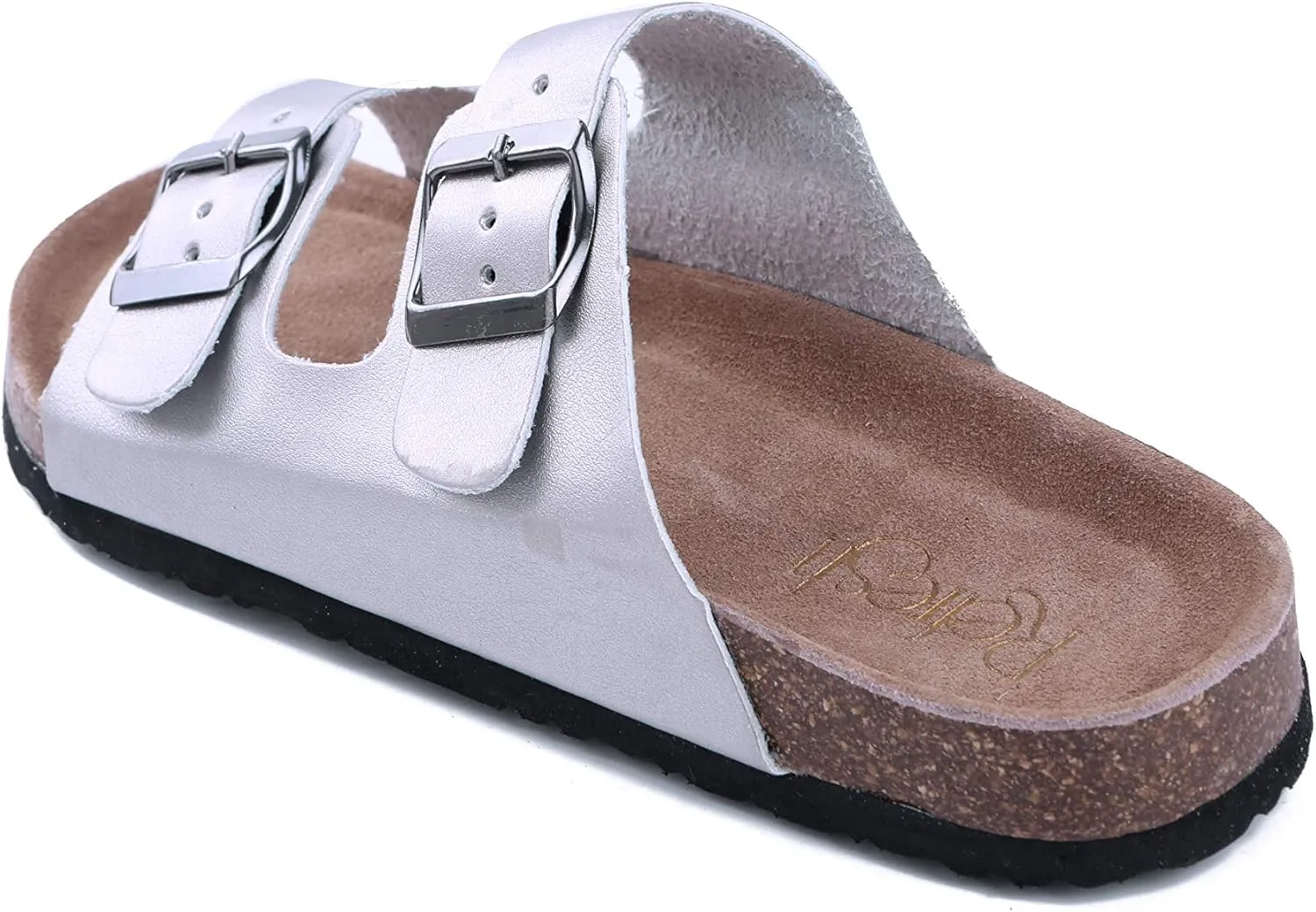 Womens Slippers Slip On Flip Flops T-Strap Cork Sole Casual Flat Slides Sandals