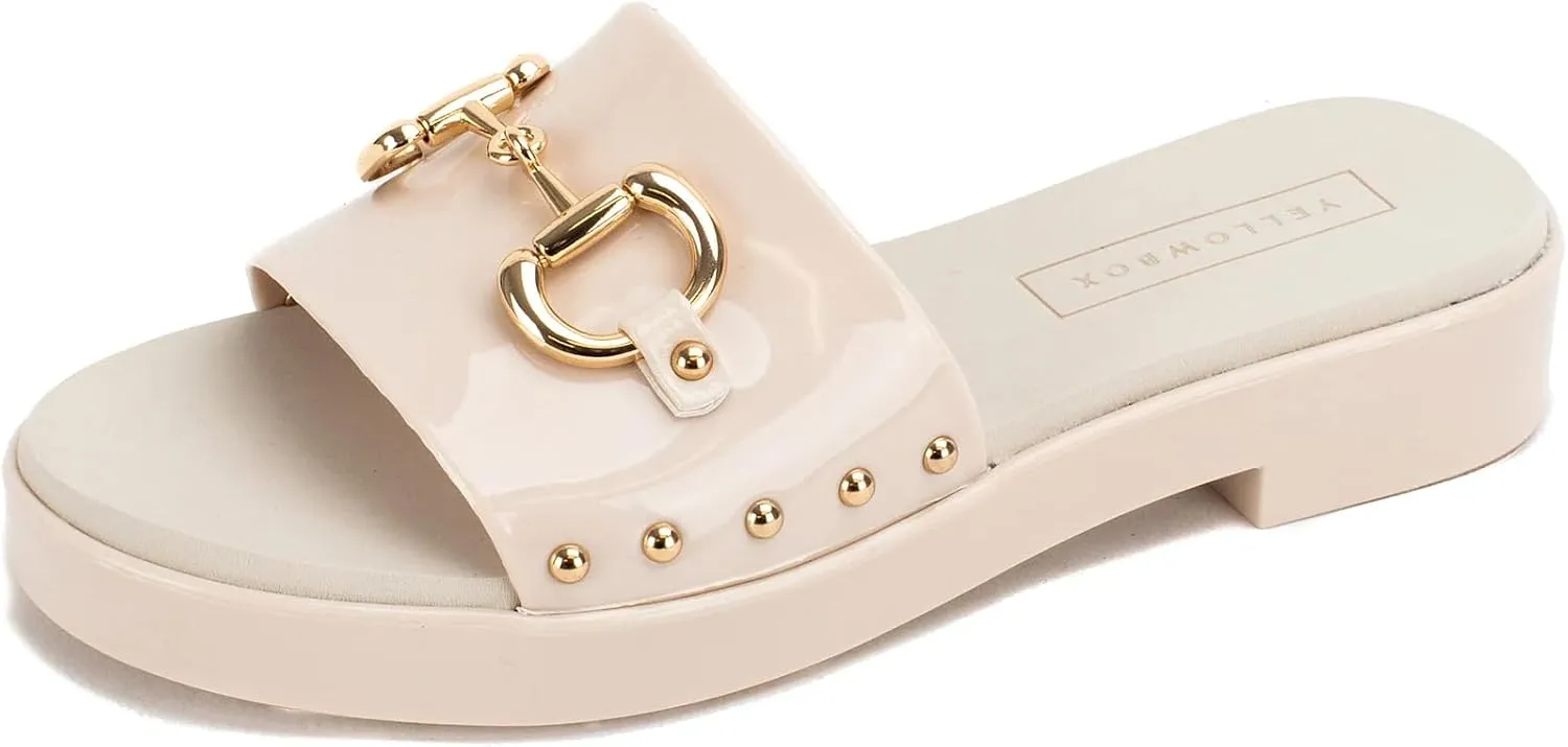 Yellow Box Women's Anabel Jelly Slide Sandal