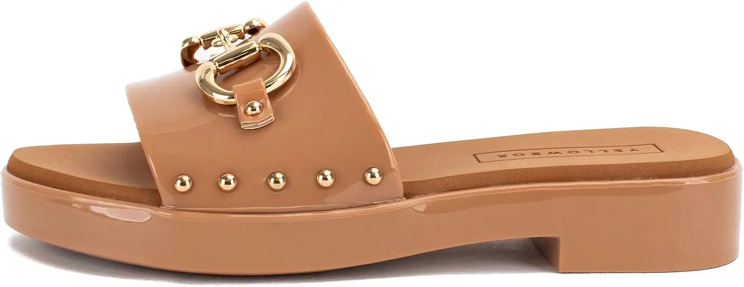 Yellow Box Women's Anabel Jelly Slide Sandal