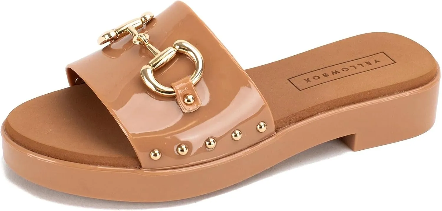 Yellow Box Women's Anabel Jelly Slide Sandal