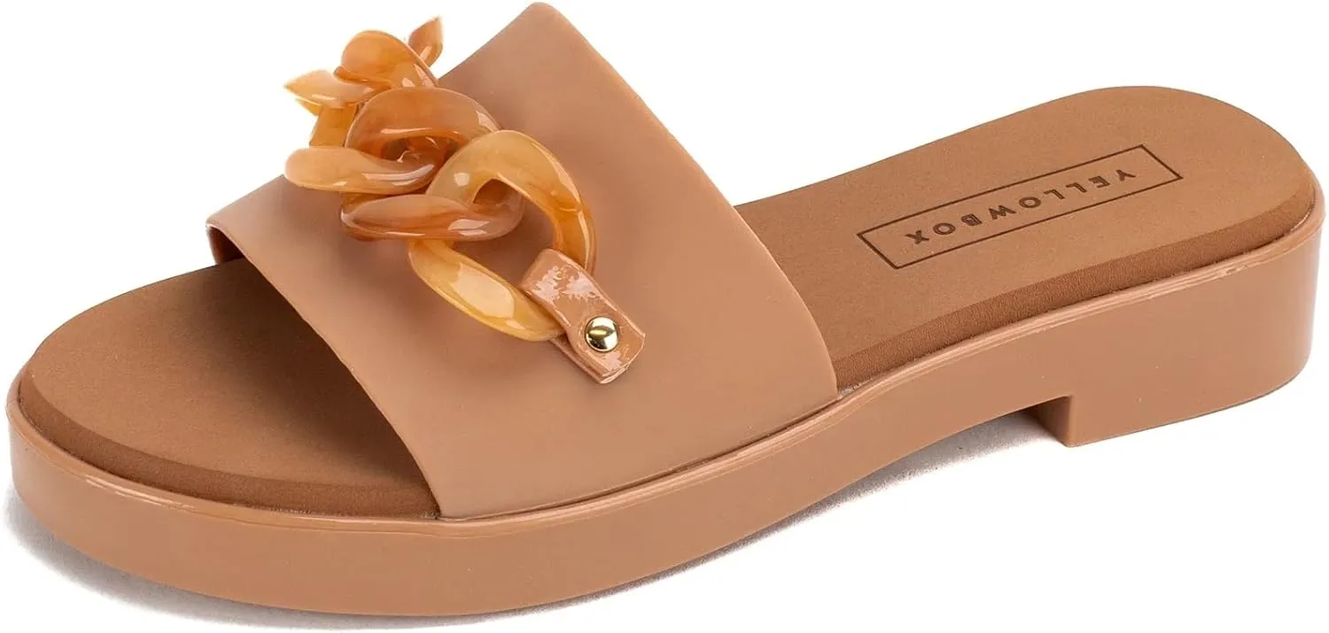 Yellow Box Women's Aulani Jelly Slide Sandal