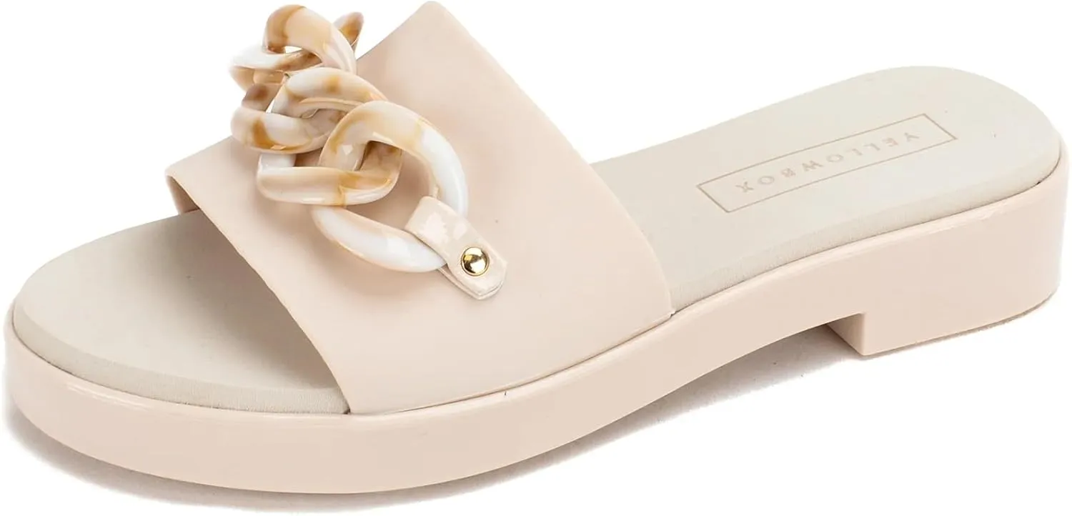 Yellow Box Women's Aulani Jelly Slide Sandal