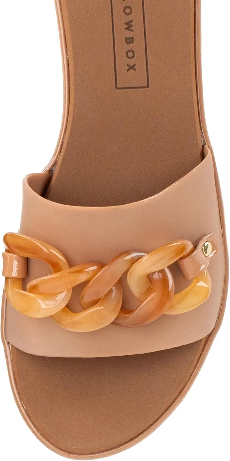 Yellow Box Women's Aulani Jelly Slide Sandal